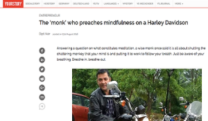 The 'Monk' Who Preaches Mindfulness On A Harley Davidson.